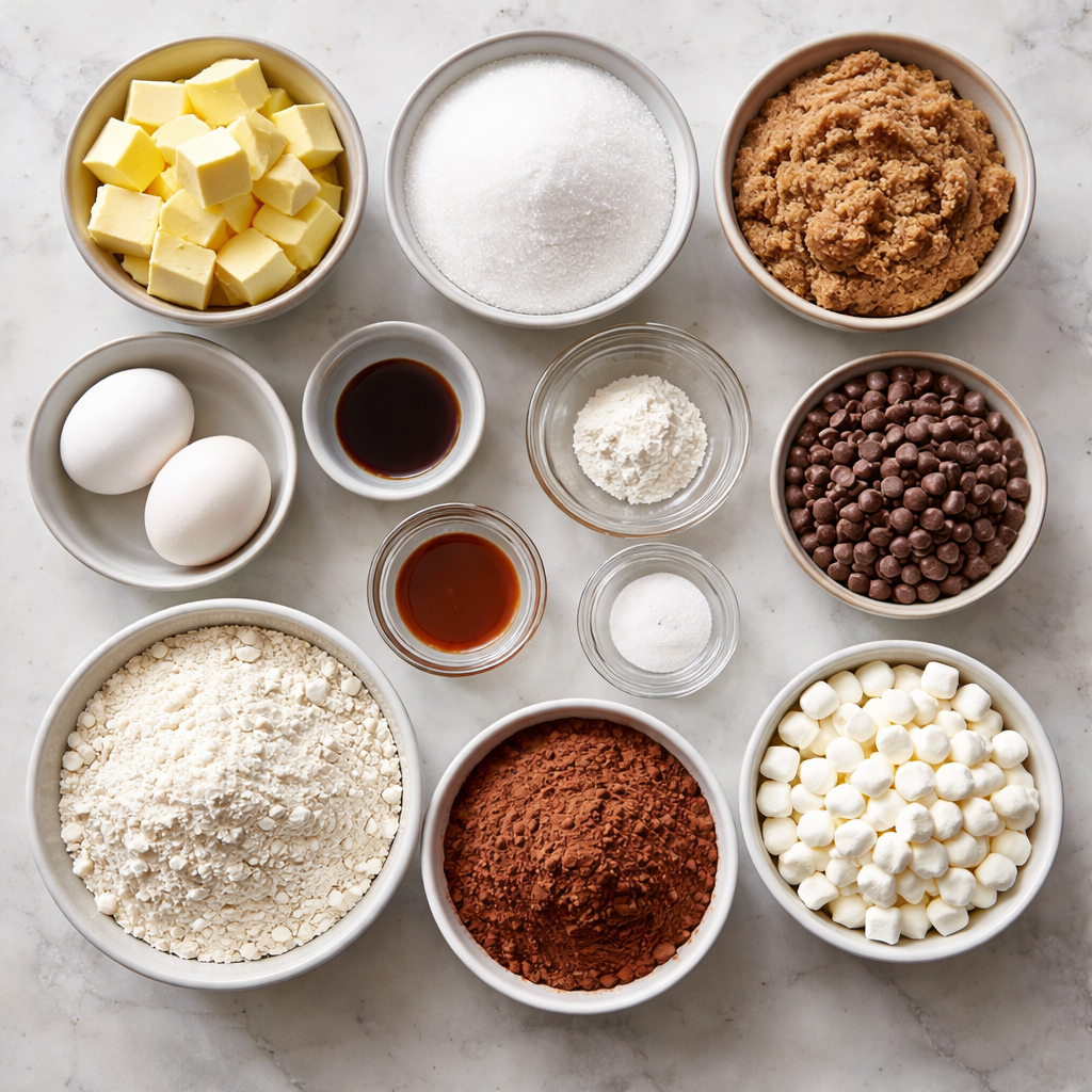 Marshmallow Hot Cocoa Surprise Cookies fresh out of the oven