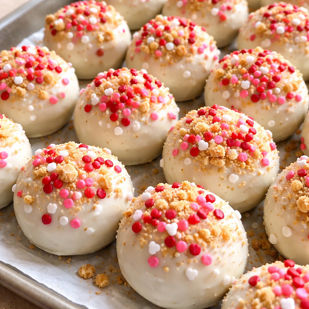 1735855495790-1eofsk8z Valentine's Day white chocolate truffles displayed on a festive background.