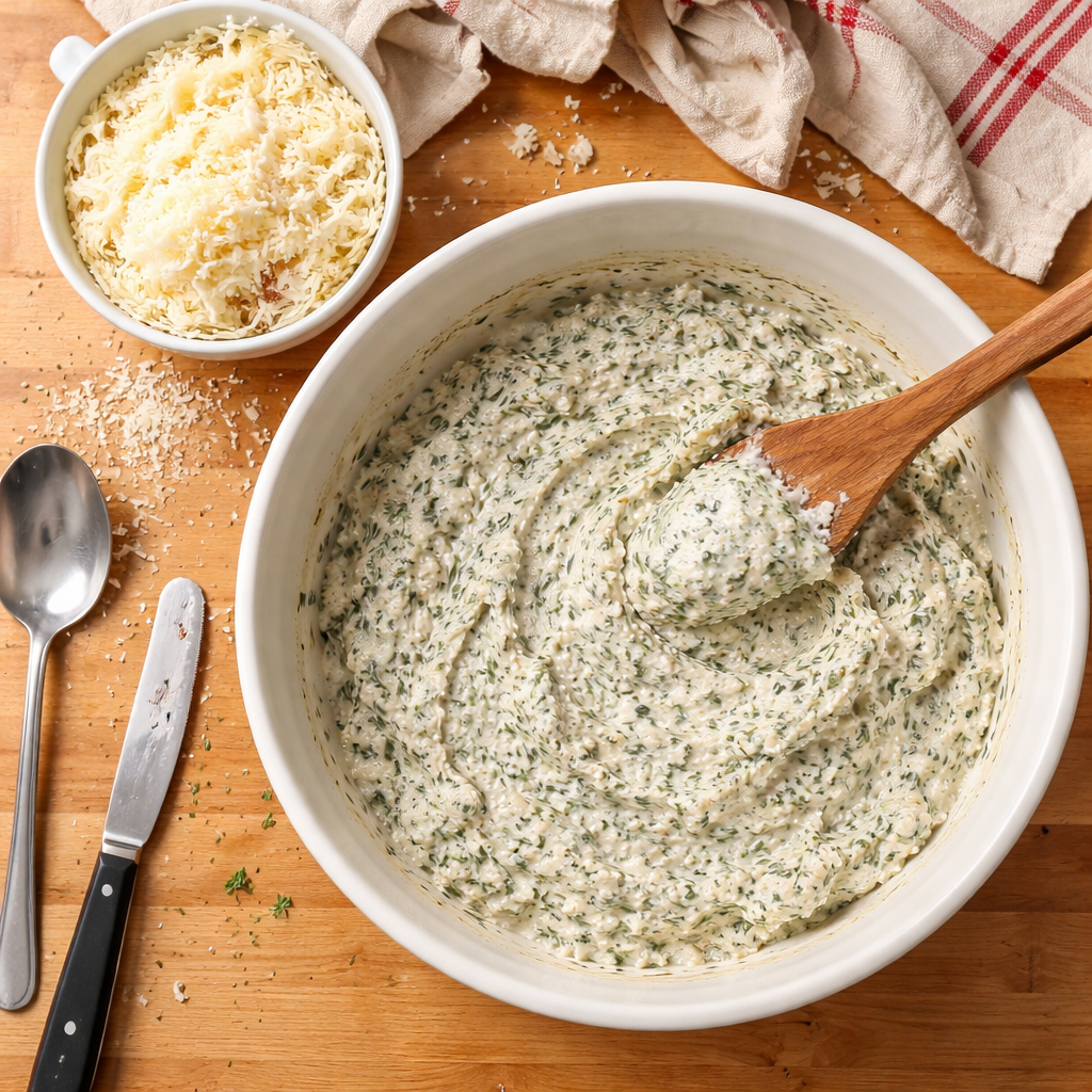 Delicious Mushroom Spinach Lasagna with layers of cheese and fresh vegetables