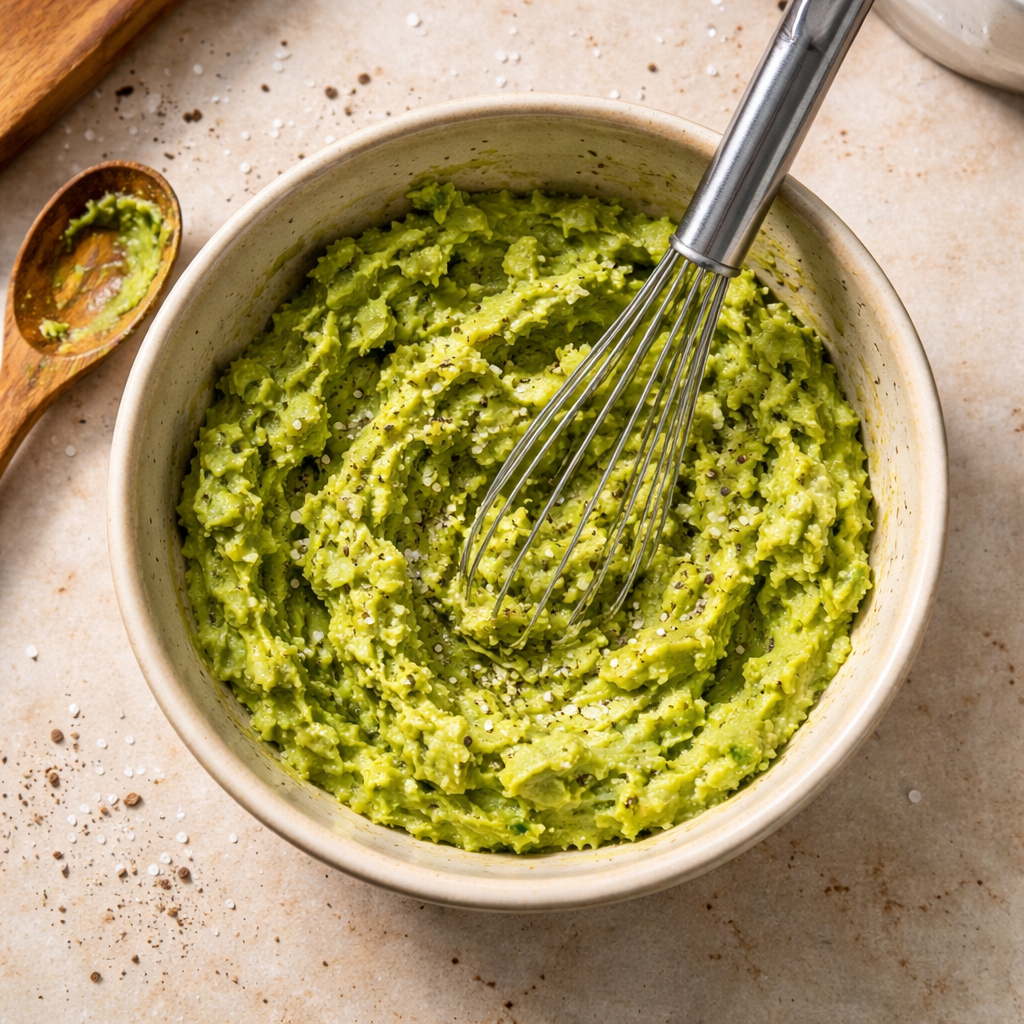 Avocado egg stuffed Portobello mushrooms topped with herbs