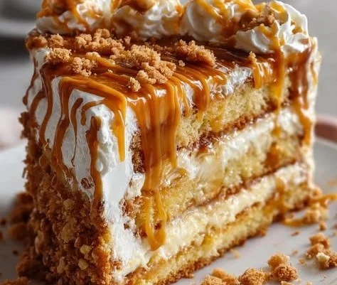 Butterscotch Crunch Cake