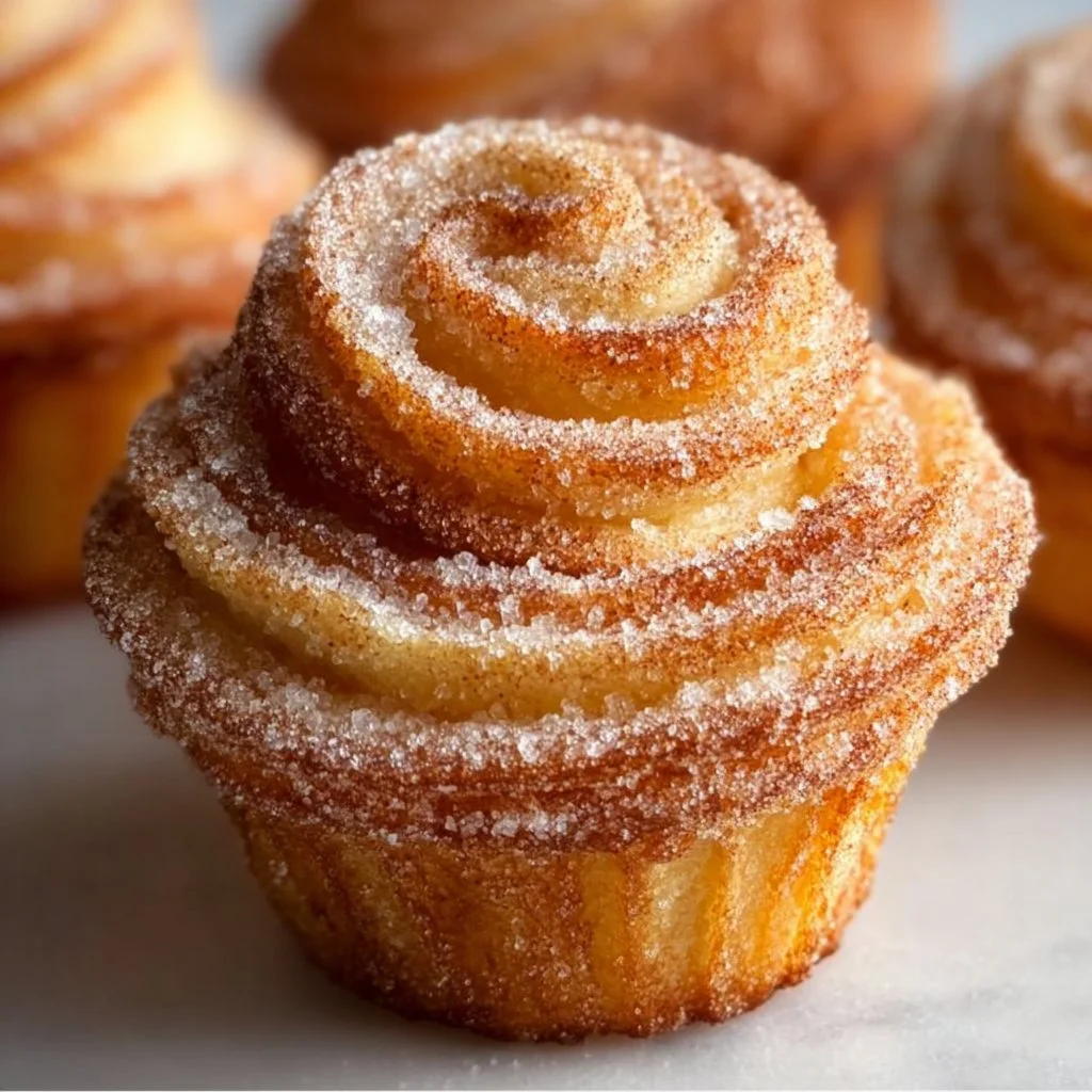 Churro Cruffins