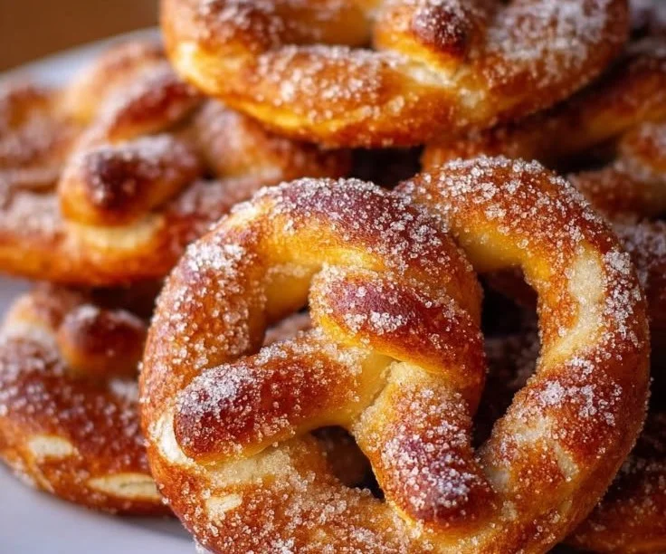 Cinnamon Sugar Soft Pretzels