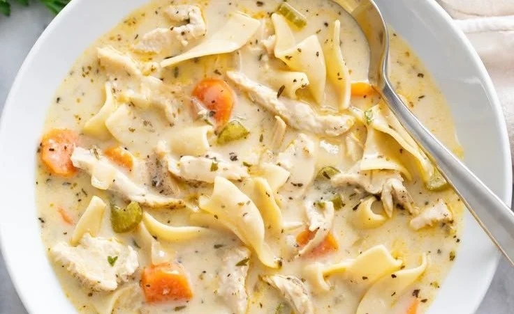 Creamy Chicken Noodle Soup