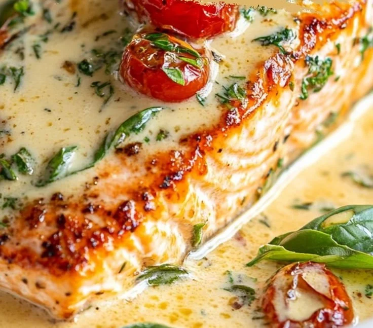 Creamy Garlic Salmon