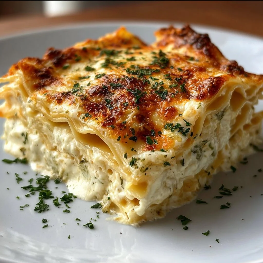 Creamy White Lasagna Delight