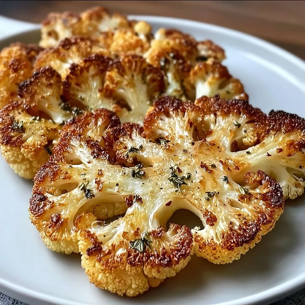 Crispy Baked Cauliflower Steaks
