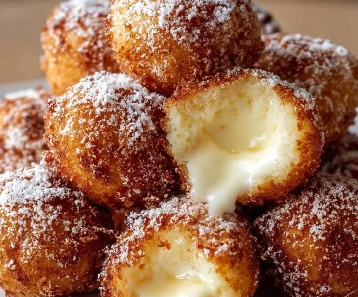 Crispy Fried Cheesecake Bites