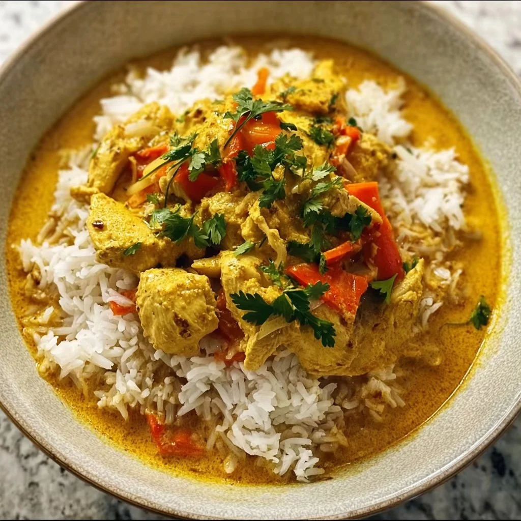 Crockpot Coconut Curry Chicken
