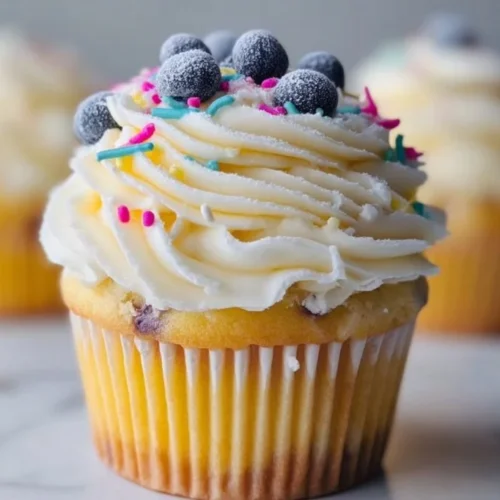 Delicious assorted cupcakes with colorful frosting and toppings