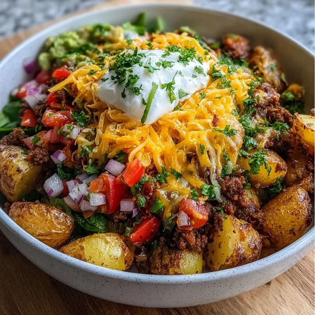 Delicious Loaded Potato Taco Bowl: A Hearty Meal You’ll Love