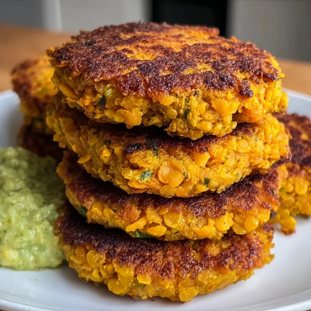 Gluten-Free Sweet Potato and Red Lentil Patties