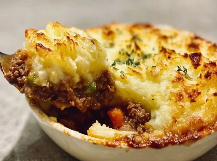Gordon Ramsay's delicious Cottage Pie prepared with savory ingredients