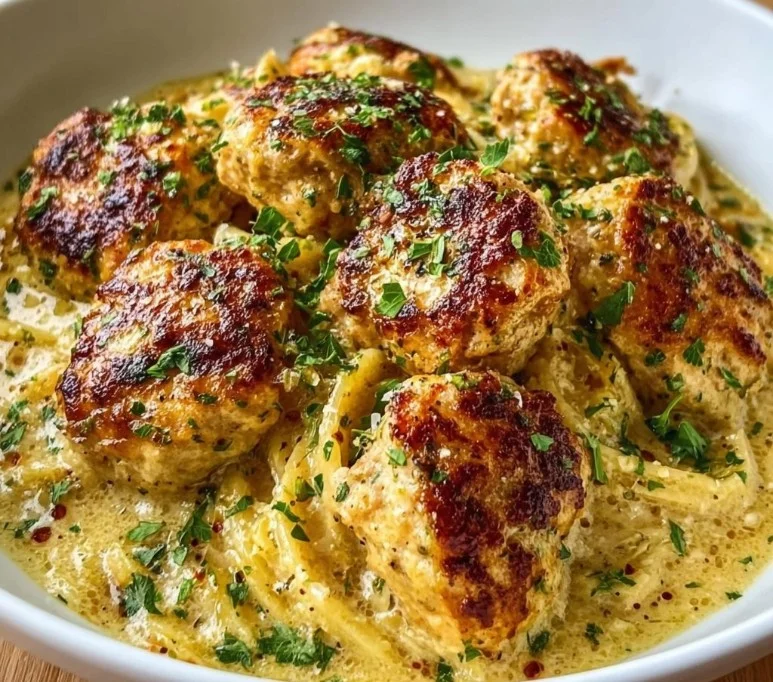 Juicy Chicken Ricotta Meatballs