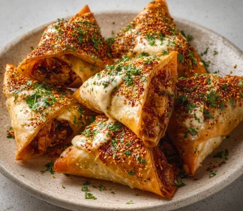 Moroccan Spiced Chicken Pastries