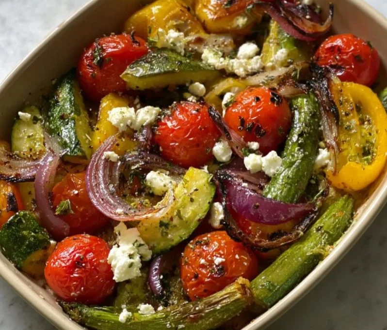 One Pan Greek Vegetables