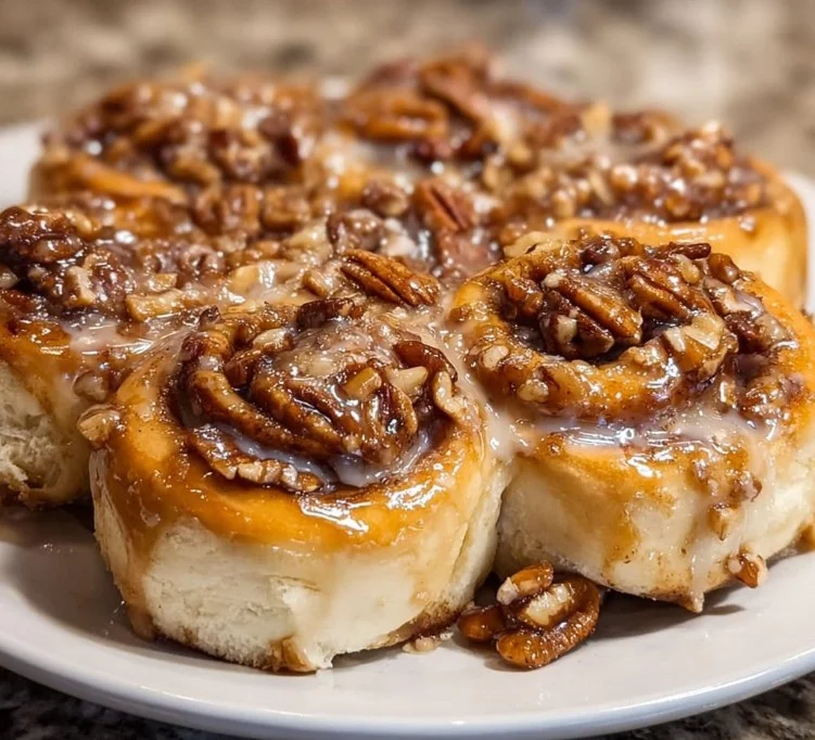 Pecan Pie Cinnamon Rolls