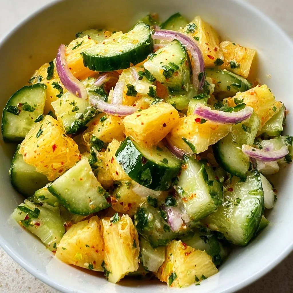 Pineapple Cucumber Salad