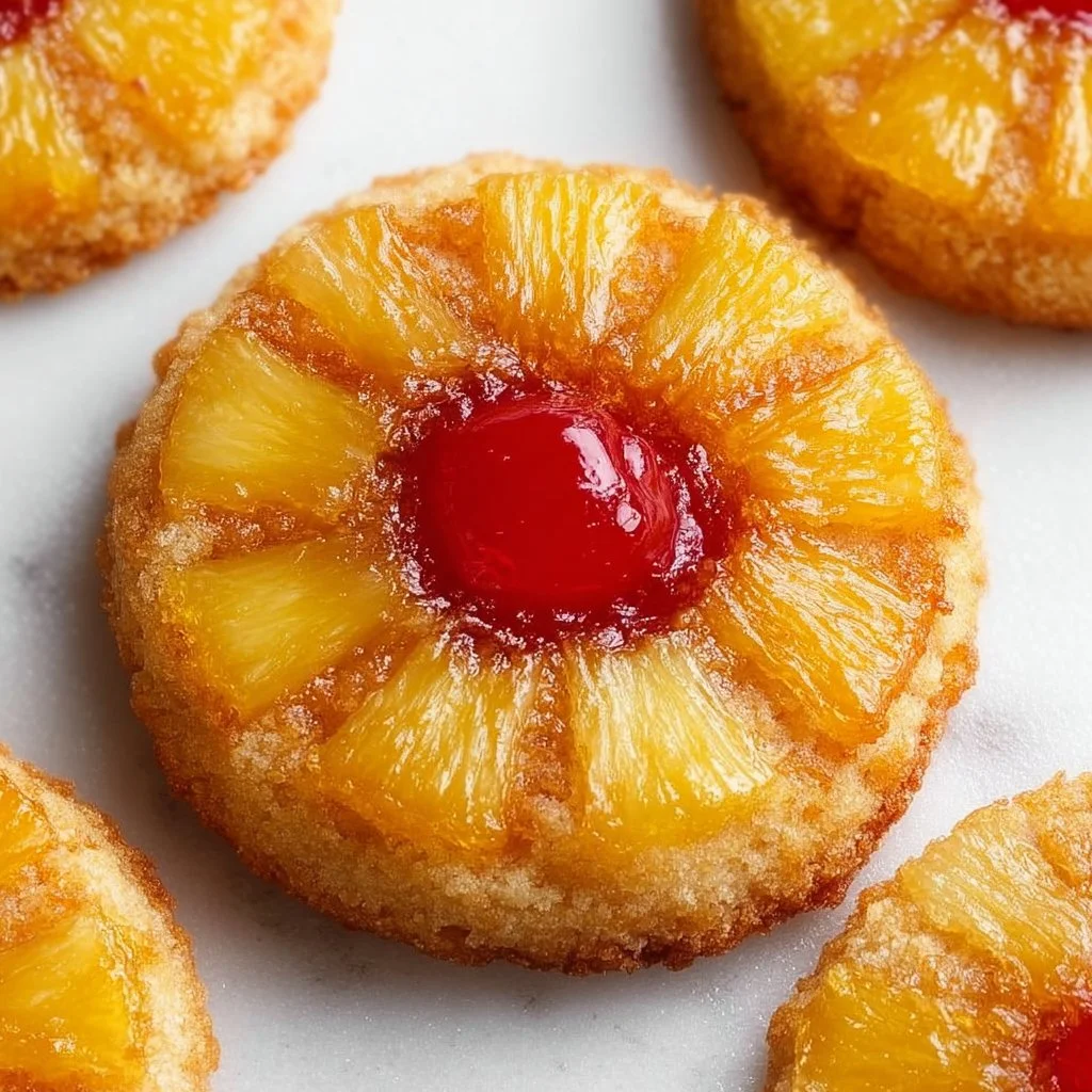 Pineapple Upside Down Sugar Cookies