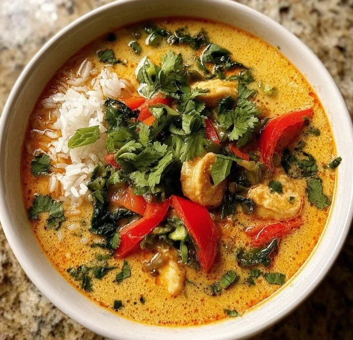 1735855500050-b33rq64b Bowl of Thai Coconut Curry Soup with vegetables and herbs