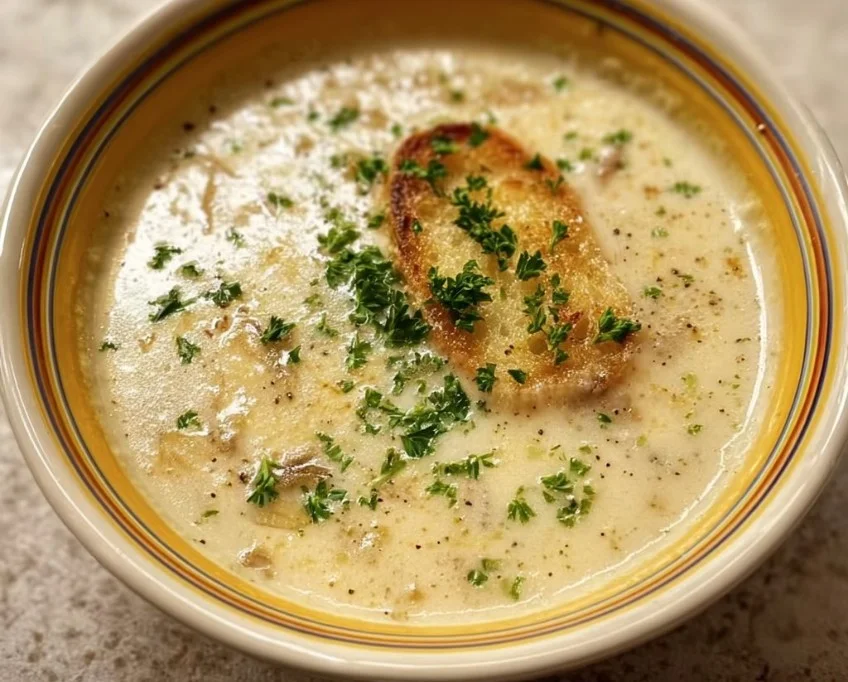 Traditional Country French Garlic Soup