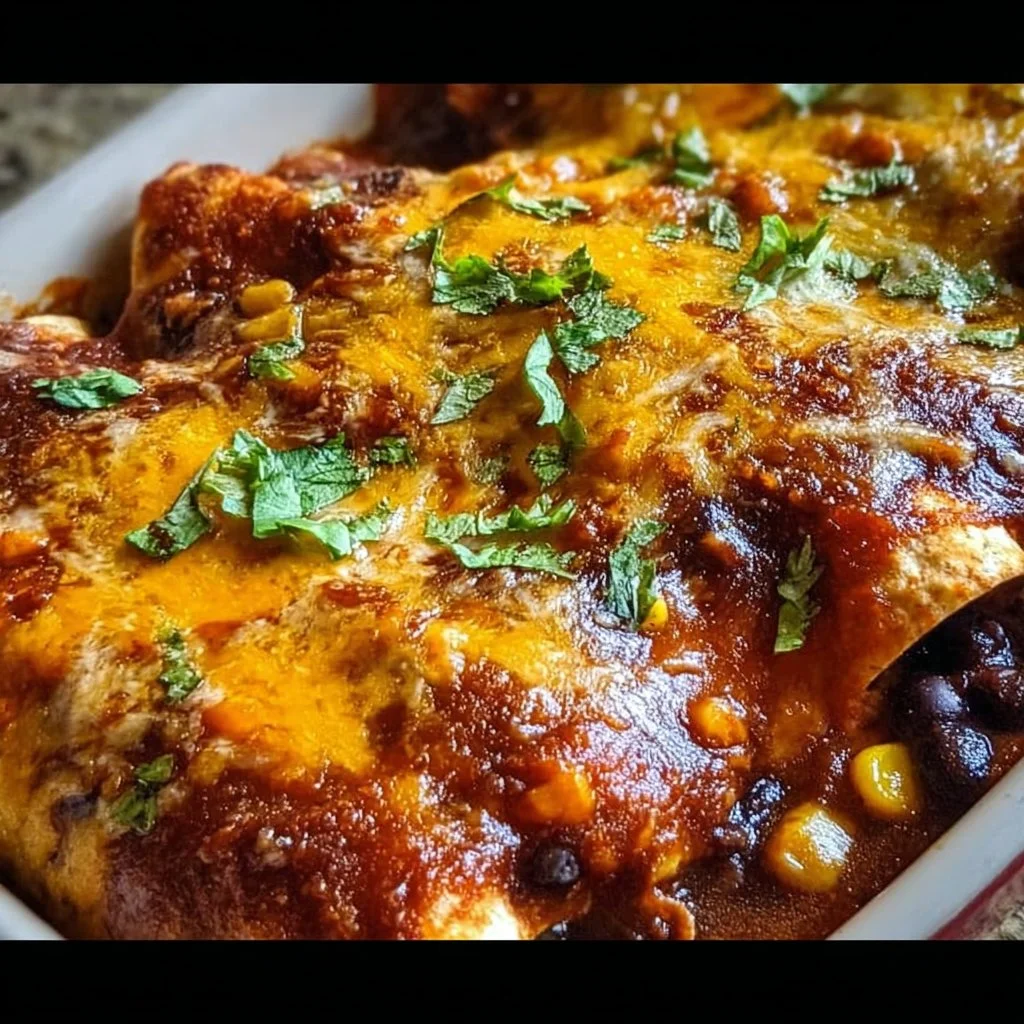 Vegetarian Black Bean Enchiladas