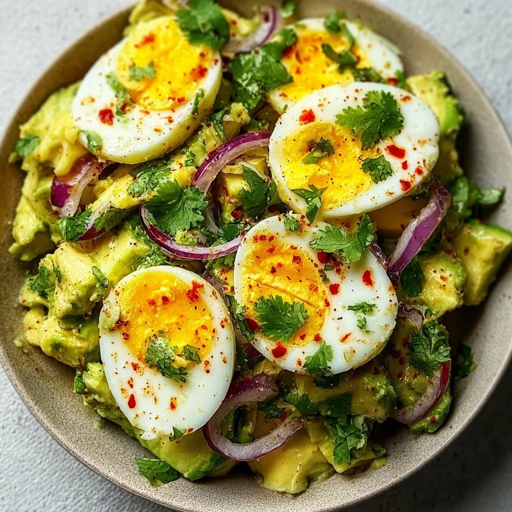 Workout Egg Avocado Salad | Whole Food Recipes, Healthy, Meals
