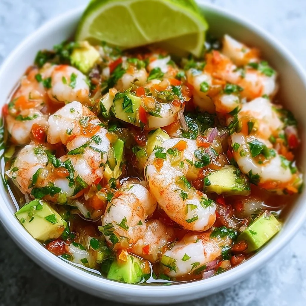 Chili Lime Shrimp Ceviche