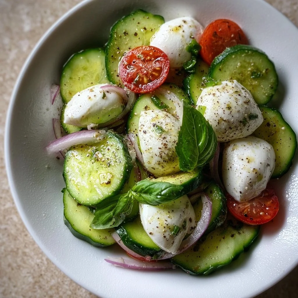 Cucumber Mozzarella Salad