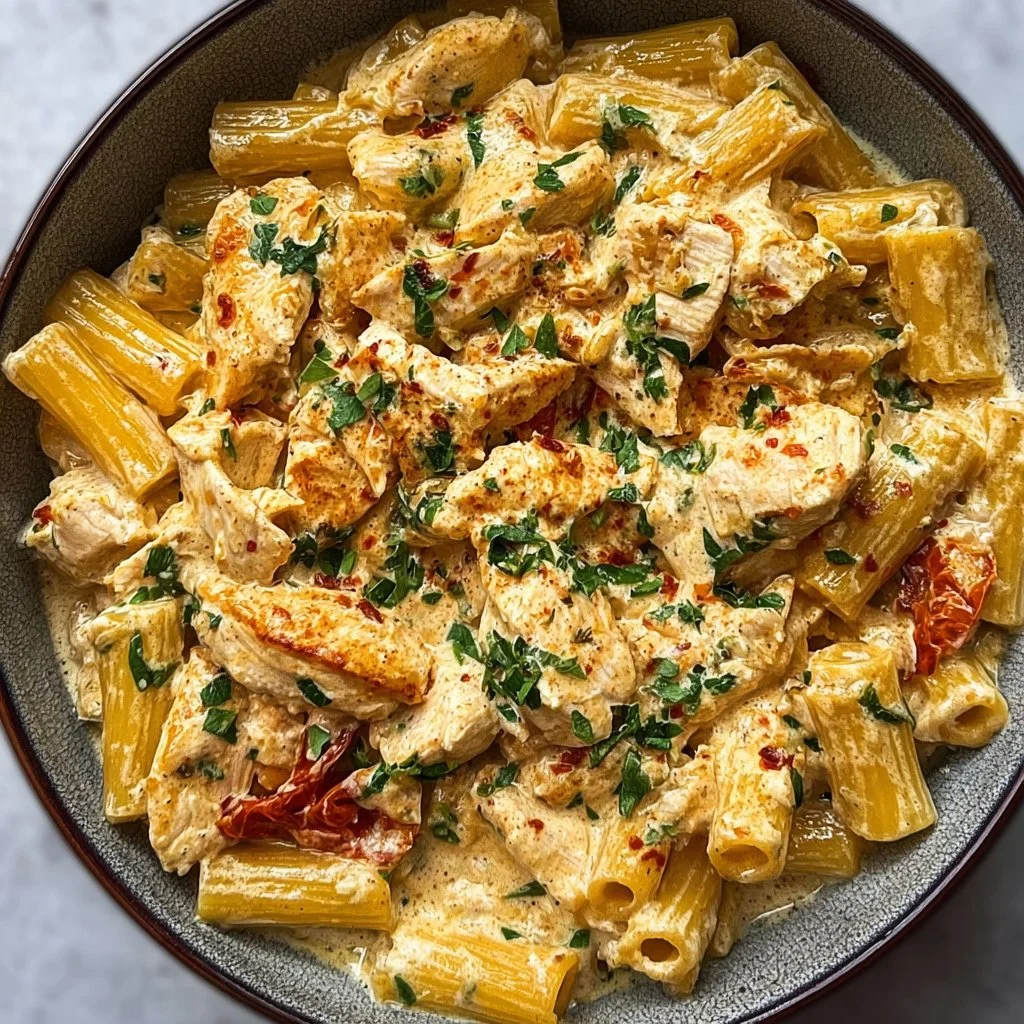 Easy Creamy Tuscan Chicken Pasta