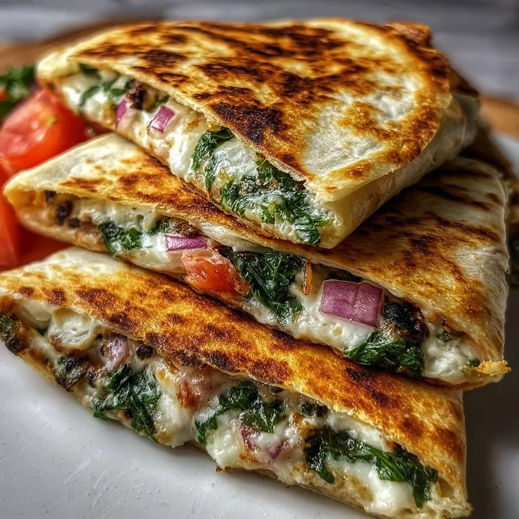 Mediterranean Quesadillas
