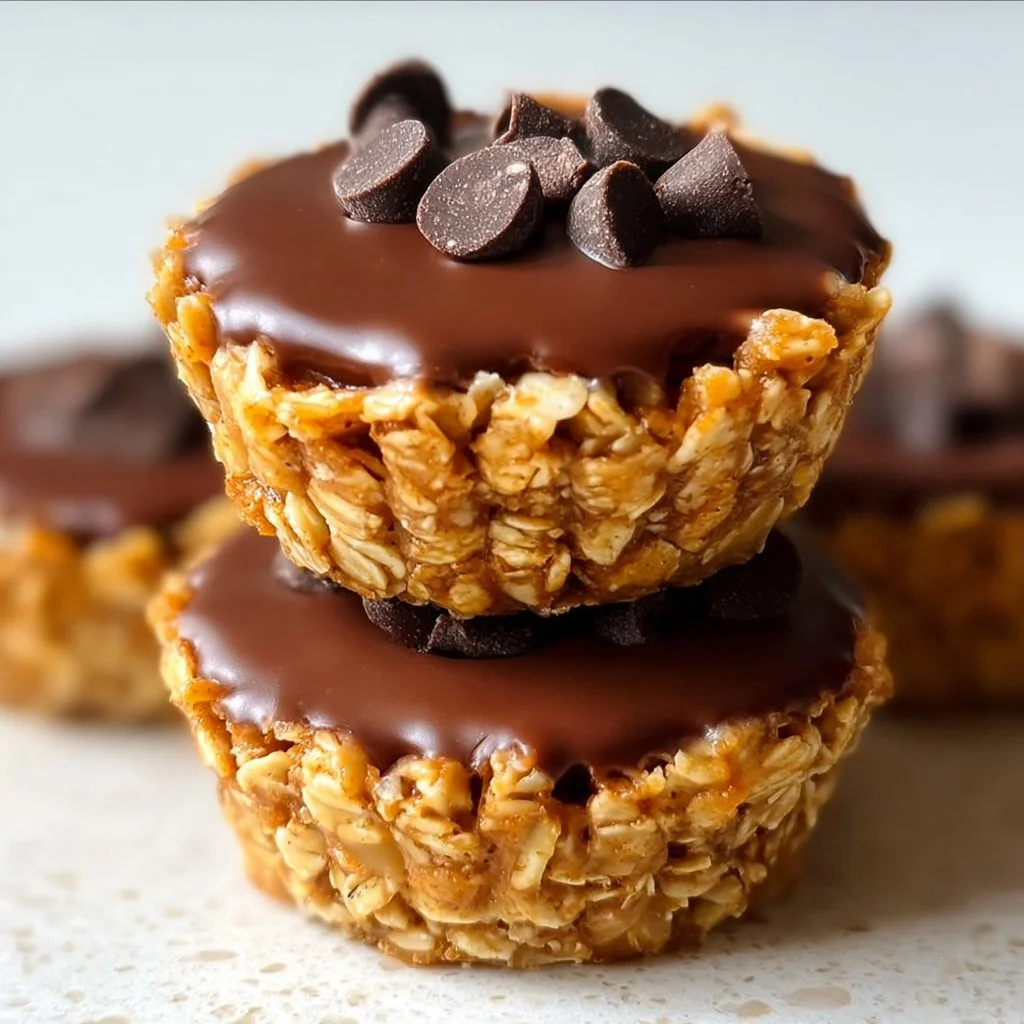 No Bake Peanut Butter Granola Cups for a healthy snack