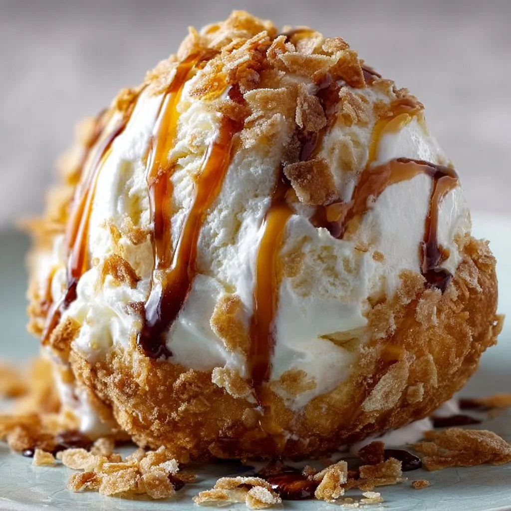 No-Fry Fried Ice Cream