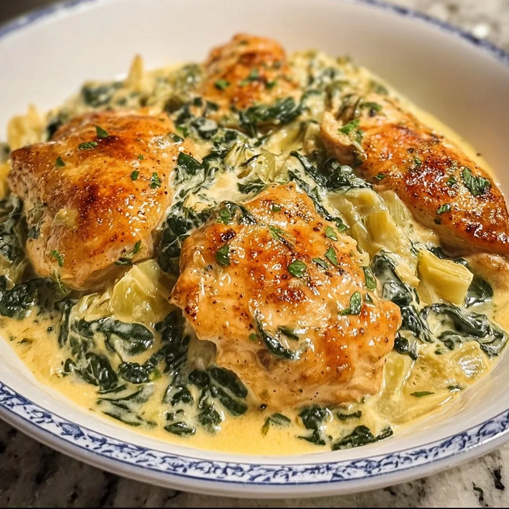 Spinach Artichoke Chicken