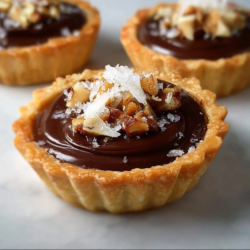 Chocolate Praline Mini Pies