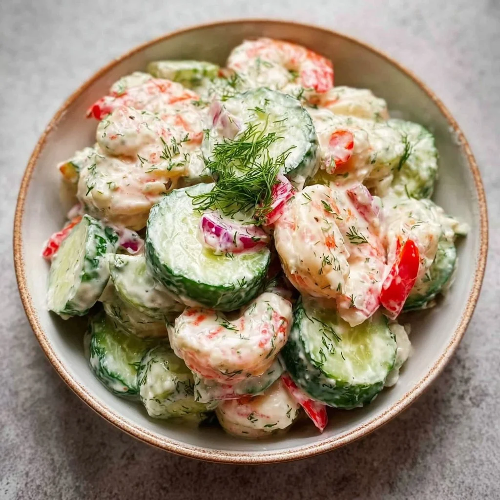 1735855495790-1eofsk8z Creamy Cucumber Shrimp Salad with fresh ingredients