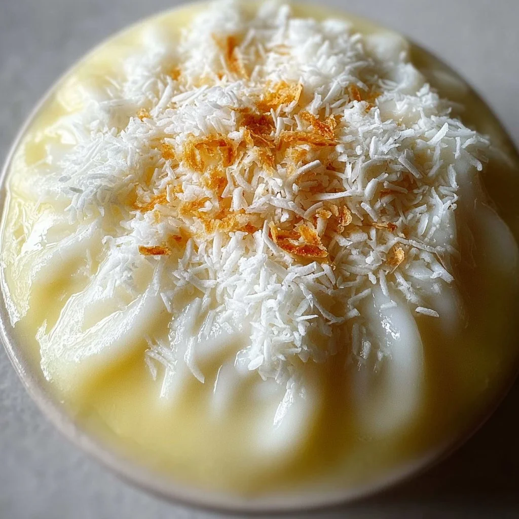 Haupia Hawaiian Coconut Pudding