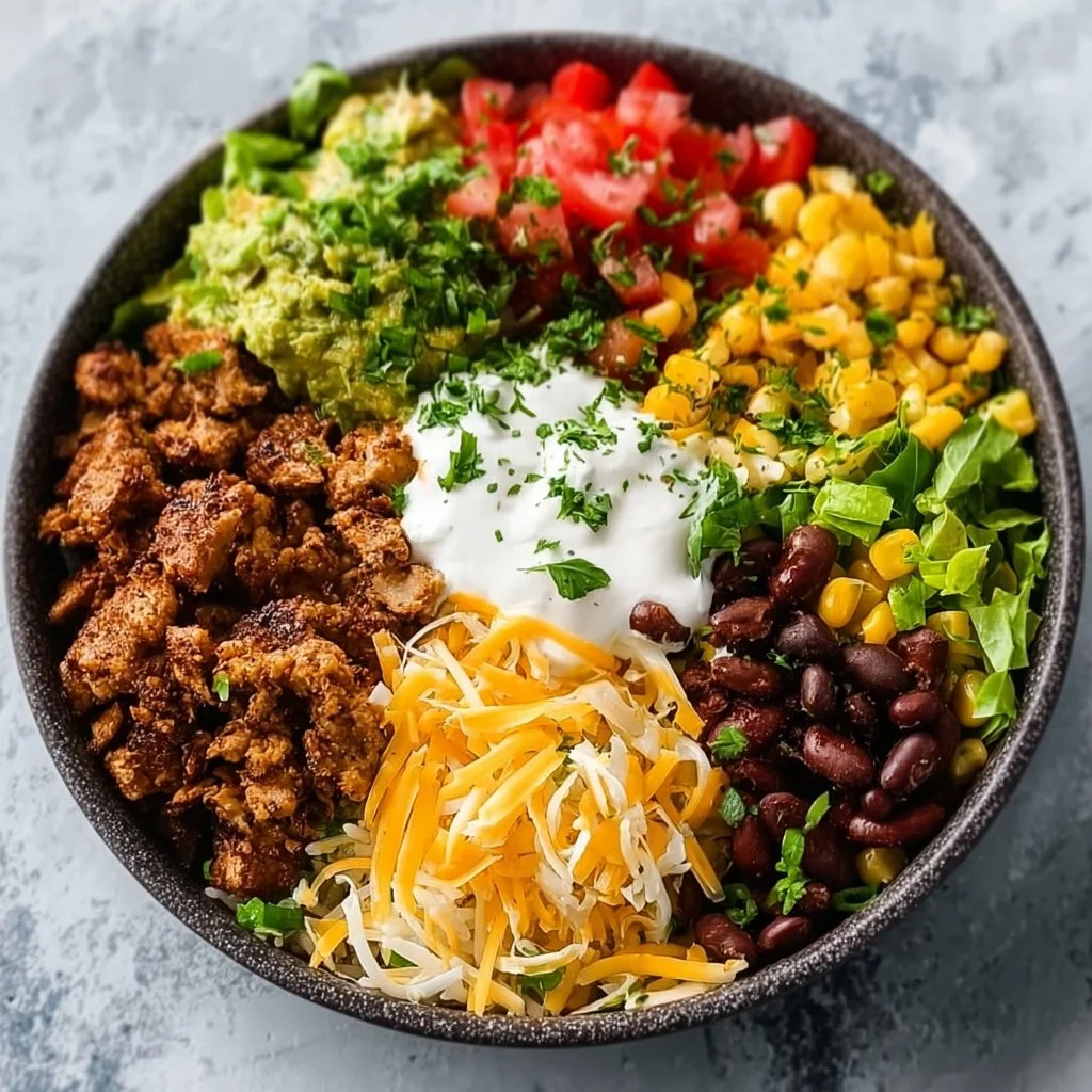 High Protein Taco Bowl